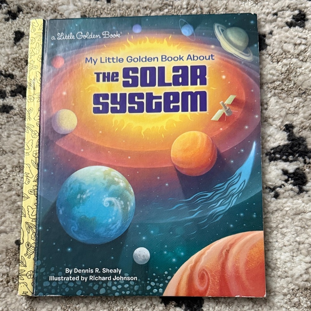My Little Golden Book About The Solar System - Illustrated Children's Book